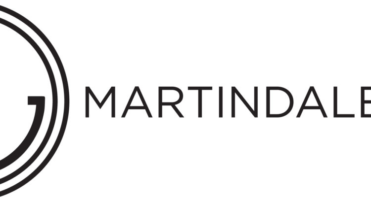 Minimalist logo with black letters on white background.